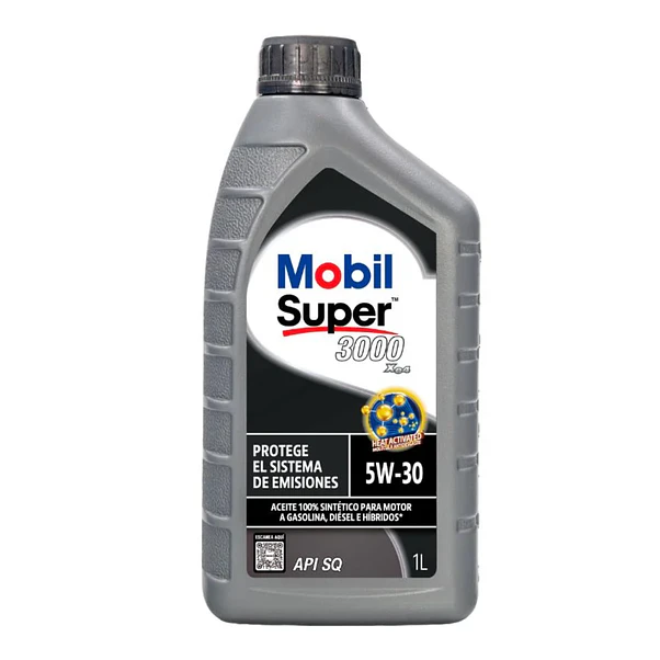 Aceite Mobil Super 3000 XE4 5W-30 1 Litro Sintético API SQ ILSAC GF-7A 1