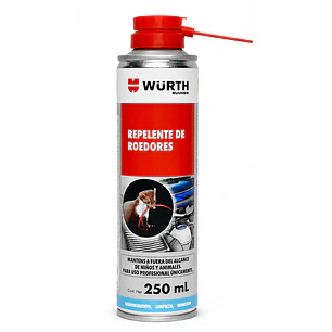 Repelente de Roedores Wurth Spray 250 ml para Vehículos