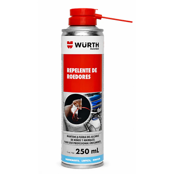 Repelente de Roedores Wurth Spray 250 ml para Vehículos 1