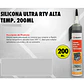 Silicona Wurth Ultra RTV Gris Alta Temperatura 200 ml - Miniatura 3