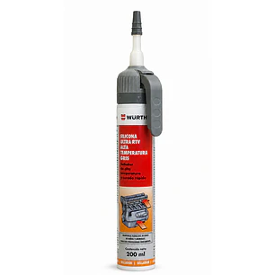 Silicona Wurth Ultra RTV Gris Alta Temperatura 200 ml