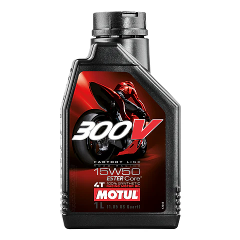 Motul 300V 15W-50 4T Road Racing 1L 100% Sintético
