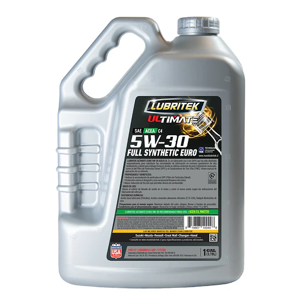 Lubritek Ultimate Euro 5W-30 ACEA C4 DPF 3,78L 2