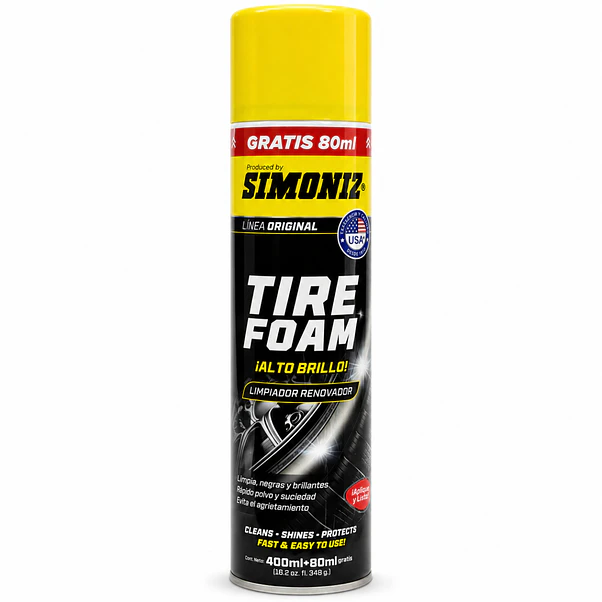 Renovador De Llantas Y Neumaticos Simoniz 400 Ml 1