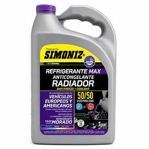 Coolant Simoniz Refrigerante Max Morado 50/50 3,78 L