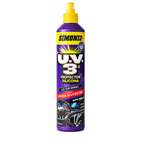 Silicona Simoniz UV3 Fresa Silvestre 300 ml