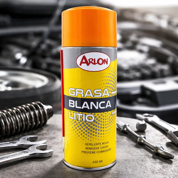 Grasa Blanca de Litio Arlon Spray 450 ml 3