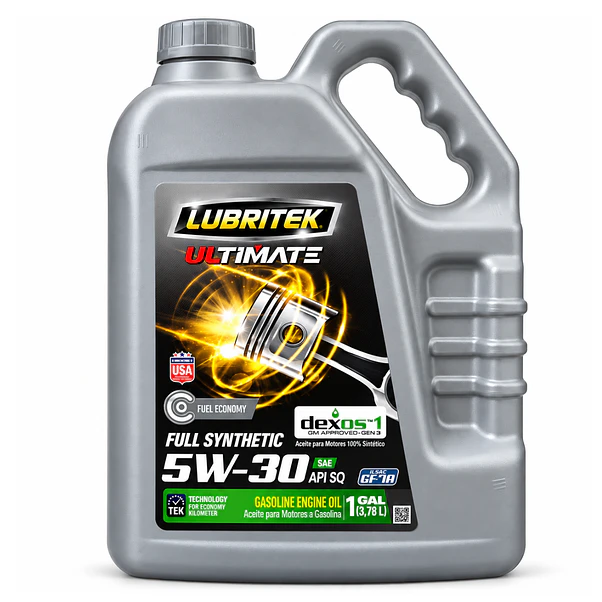 Lubritek Ultimate 5W-30 API SQ GF-7A Dexos1 Gen 3 3,78 L 1