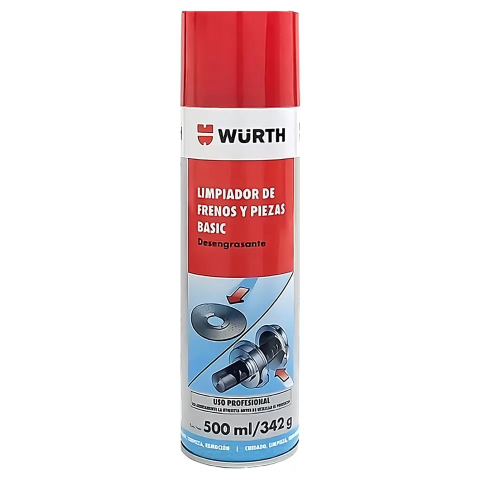 Spray Limpiador De Frenos Y Desengrasante (wurth) 500 Ml 1