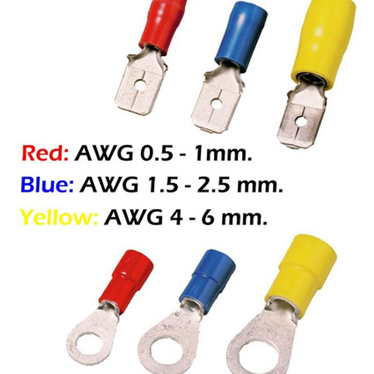 Aprieta Terminal Manual De 0,5 a 6,0mm (6801) Force  3