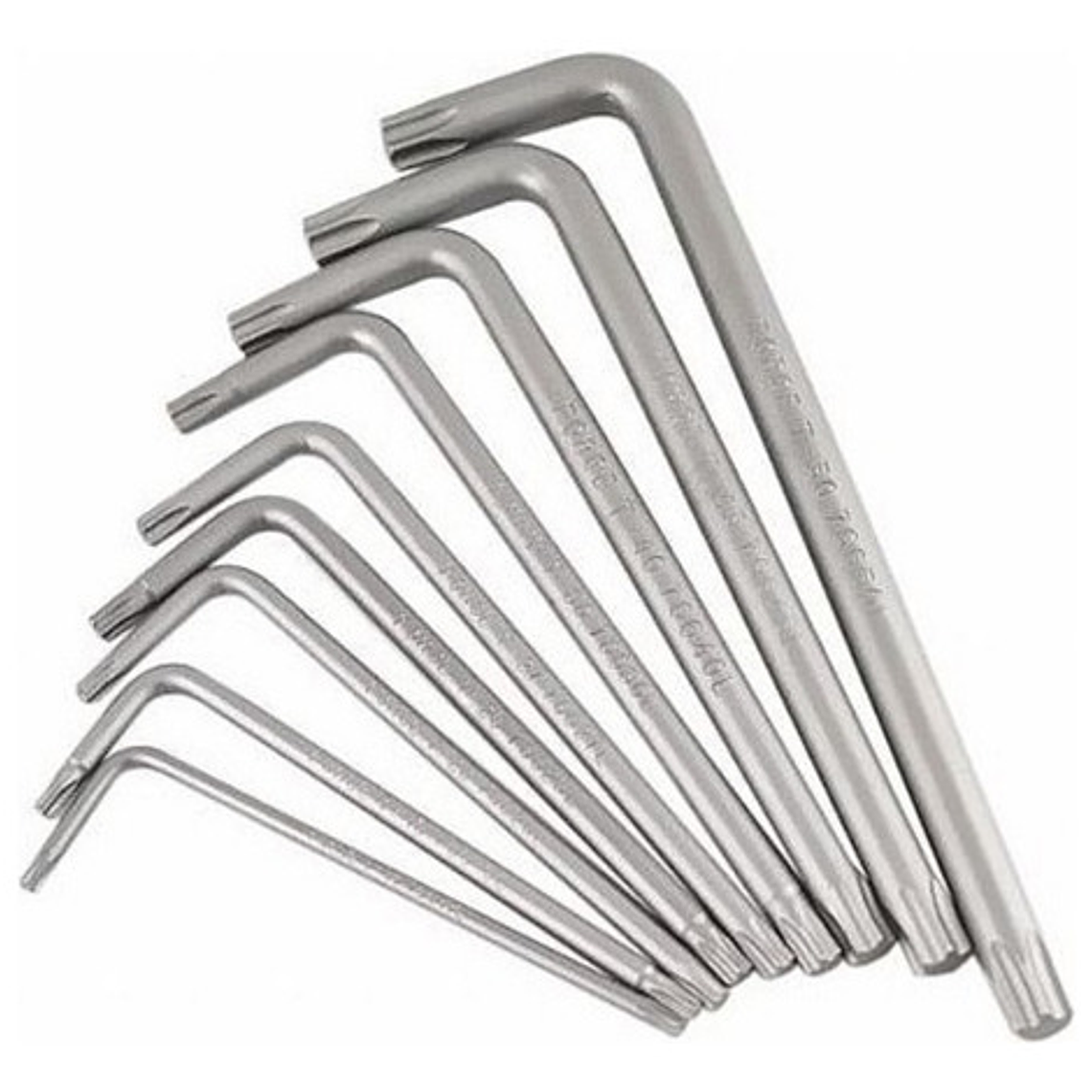 Juego Llaves Torx Largas T10 - T50 9 Piezas (5098l) Force 2