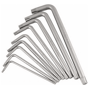 Juego Llaves Torx Largas T10 - T50 9 Piezas (5098l) Force