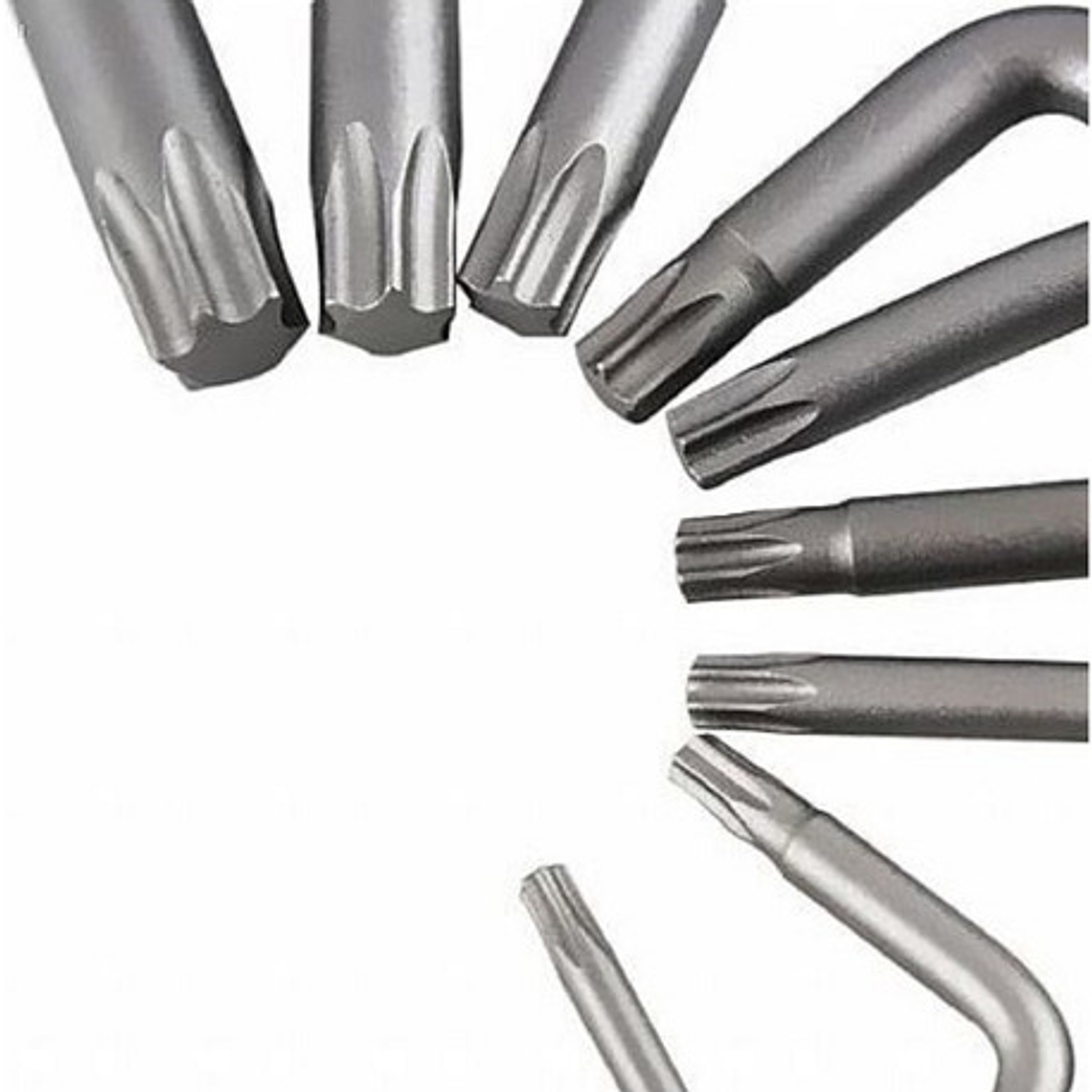 Juego Llaves Torx Largas T10 - T50 9 Piezas (5098l) Force 3