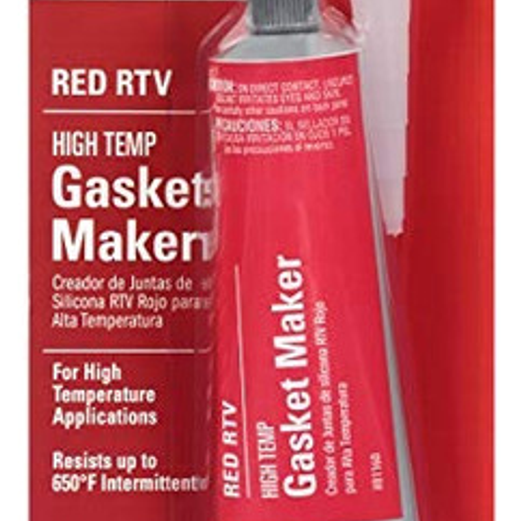 Silicona (pomo) Rojo Rtv 26br De 85gr (81160) Permatex 1