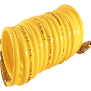 Manguera Espiral 1/4'' X 3.6 M Con Conector 1/4'' He Npt