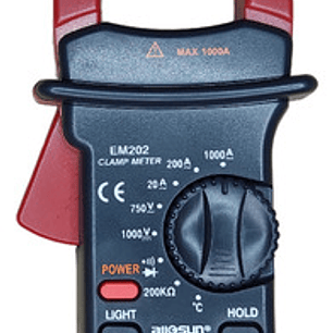 Amperimetro De Tenaza 7 Funciones (em202)