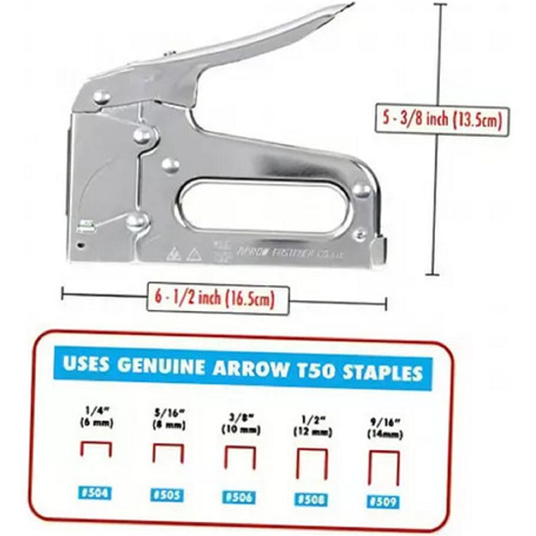 Grapadora T50 Gun Tacker (t50) Arrow 5