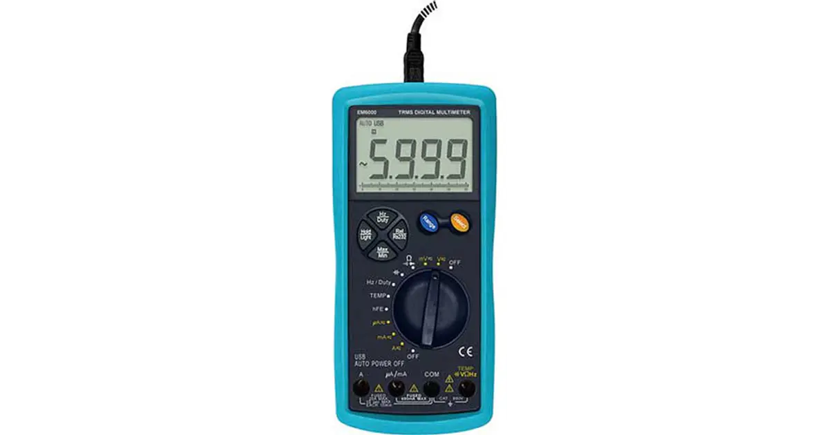 Multímetro Digital True Rms (em6000) - Esun