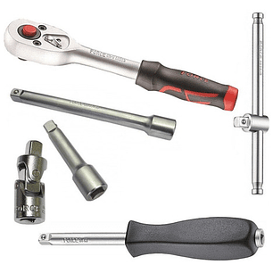 Juego De Dados 1/4'' De 19 Piezas 4 - 14mm (2203) Force