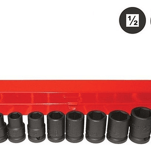 Juego Dados Impacto 10 Pieza 1/2'' De 11 A 24mm (4109) Force