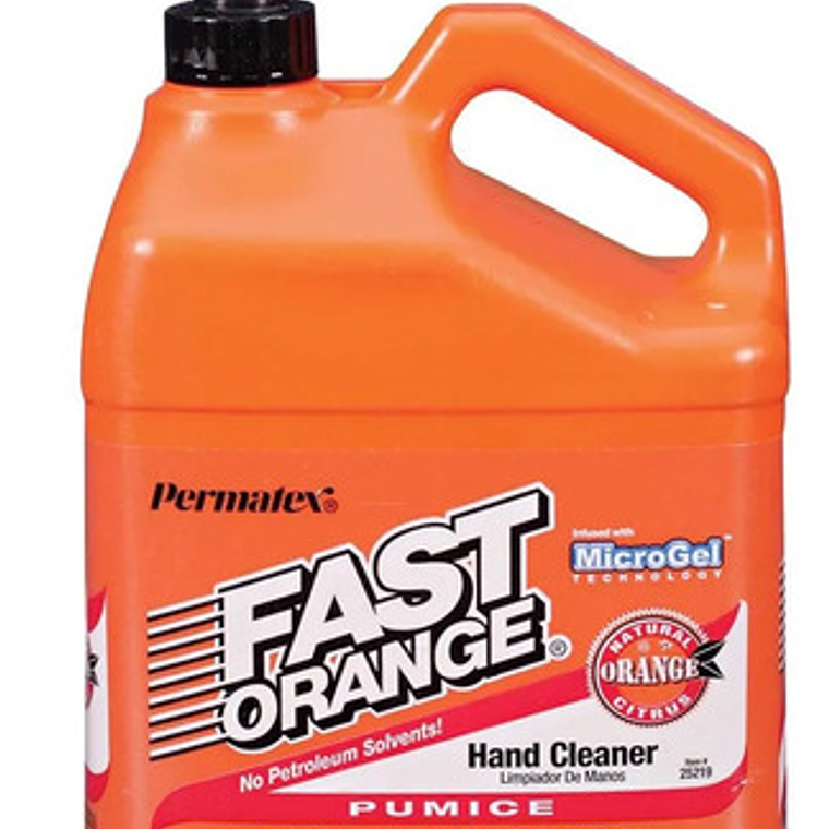 Limpiador De Manos Fast Orange De 1 Galón (25218) Permatex 3