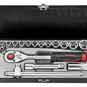 Juego Dados Hex C/redondo 1/2'' De 17 Piezas (4173s) - Force