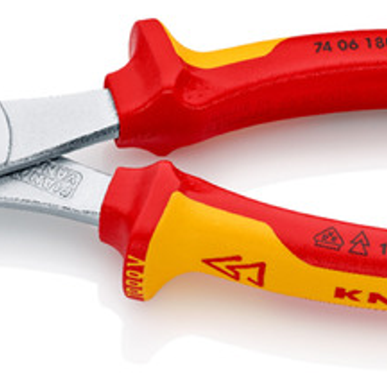 Alicate Corte Diagonal De 7'' 1000v (7406180) Knipex 1