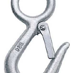 Gancho Con Seguro Galvanizado De 1.5 Tonelada Para Cables