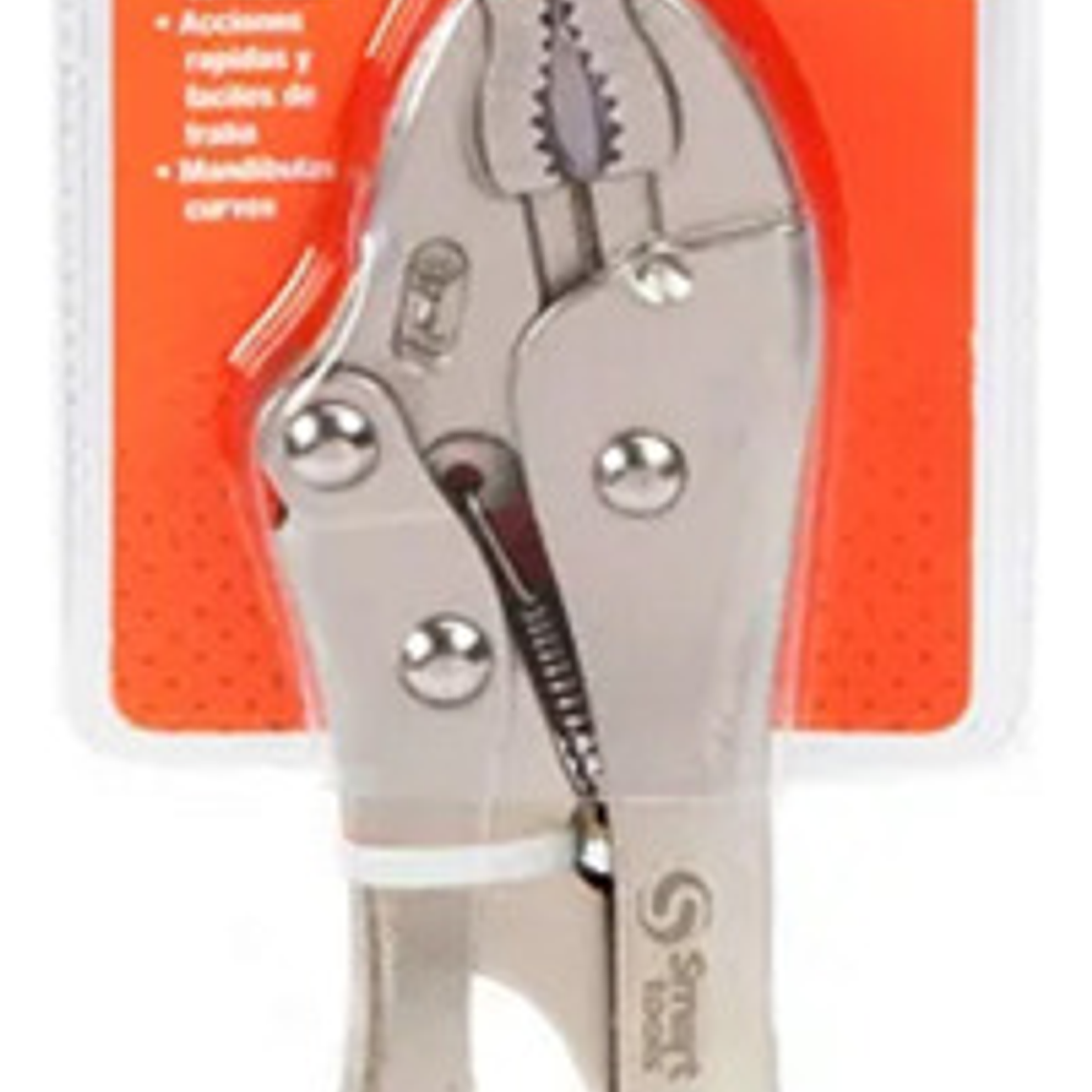 Alicate Caimán De 7'' Boca Curva Con Cortante - Smart Tools 1