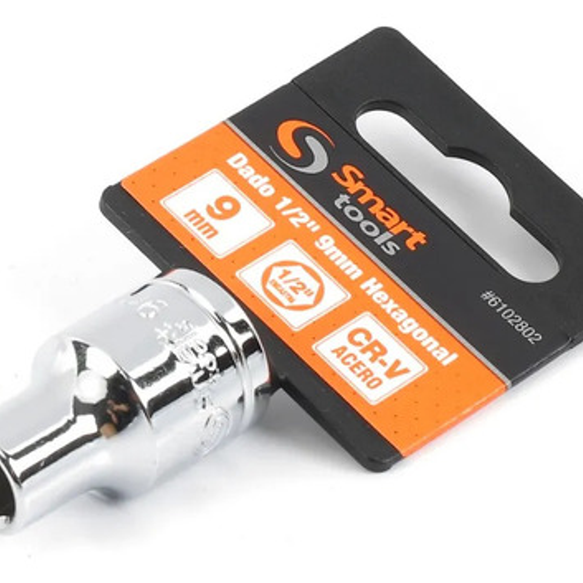 Dado Corto 1/2'' De 9mm Hexagonal - Smart Tools 1