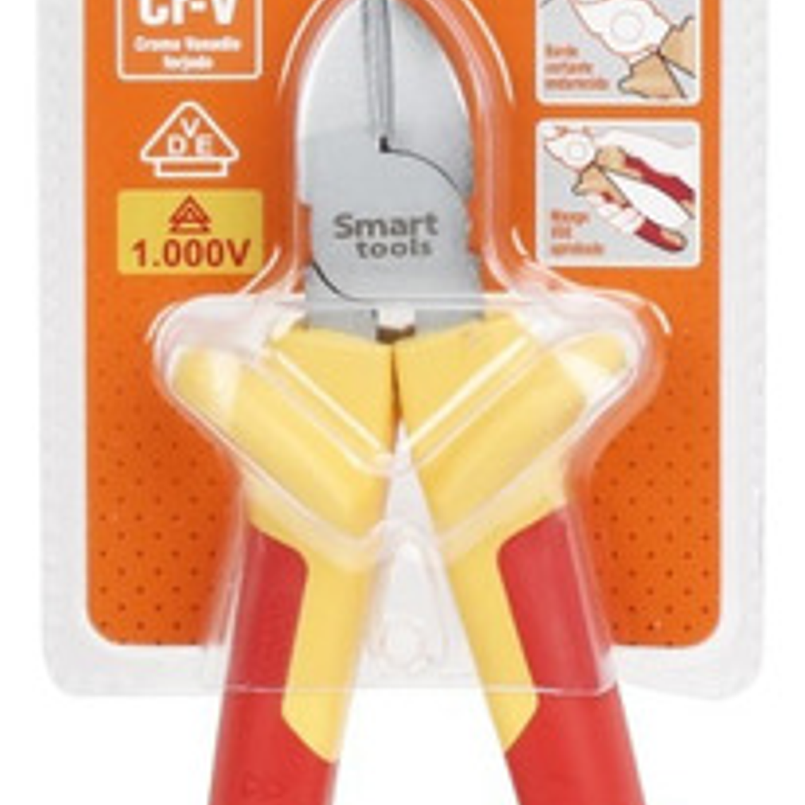 Alicate Corte Diagonal Aislado De 6'' - Smart Tools 1