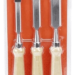 Juego De Formones De 3 Piezas Para Madera - Smart Tools