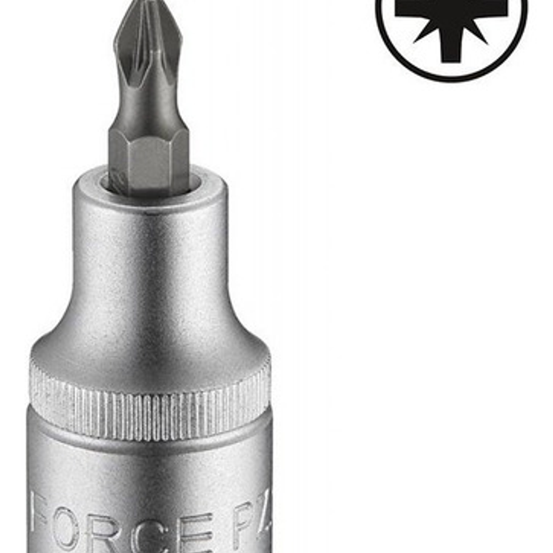 Dado 1/2'' Cruz Pozidriv Pz2 (342552) - Force 2