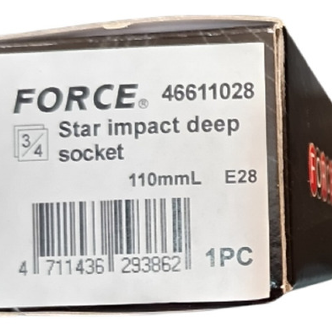 Dado Torx 3/4'' E28 - 110mm Para Scania - Force 6