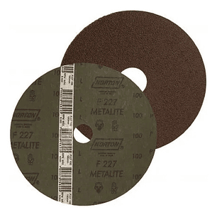 10 Discos De Lija 4.1/2'' Grano De #24 Al #120 (f227) Norton