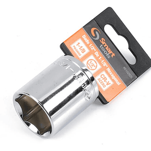Dado Corto 1/2'' De 1-1/8'' Hexagonal - Smart Tools