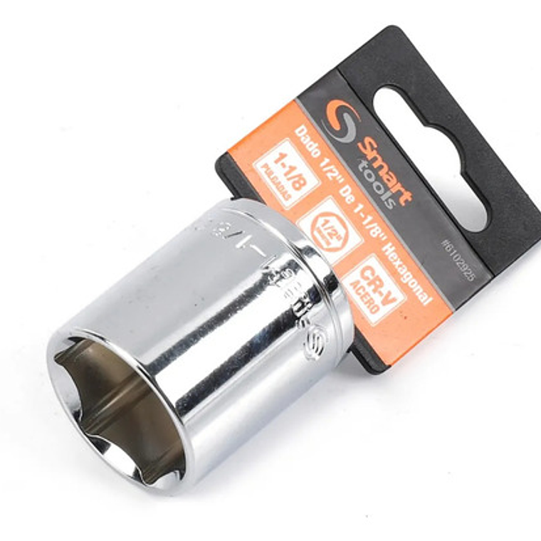 Dado Corto 1/2'' De 1-1/8'' Hexagonal - Smart Tools 1