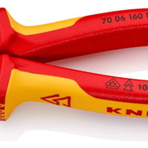 Alicate Corte Diagonal Tt De 6.1/2'' 1000v (7006160t) Knipex