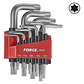 Juego Llave Torx T10 - T50 De 9 Piezas (5098) Force - Miniatura 2