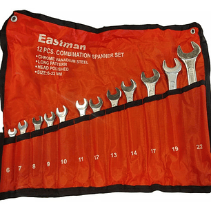 Juego Llaves Punta Corona 6 A 22mm De 12 Piezas (1027200)