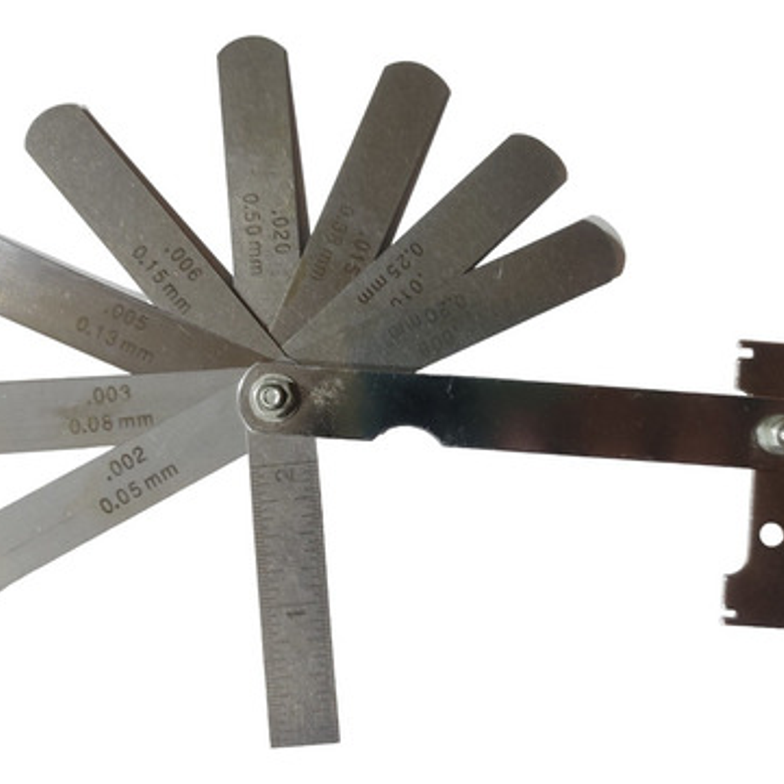 Feeler Milimétrico Y Pulgadas 9 Hojas Para Bujías (sf012) 2