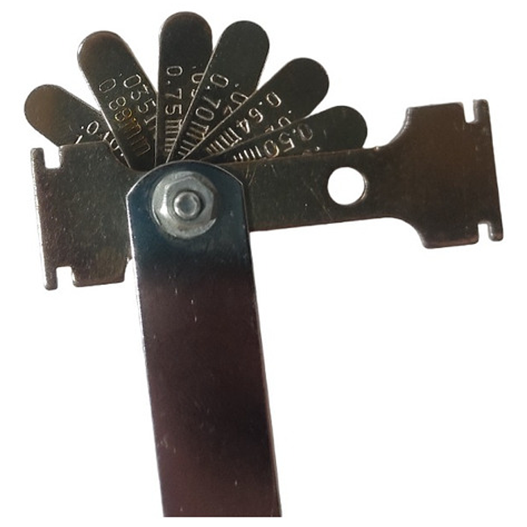 Feeler Milimétrico Y Pulgadas 9 Hojas Para Bujías (sf012) 3