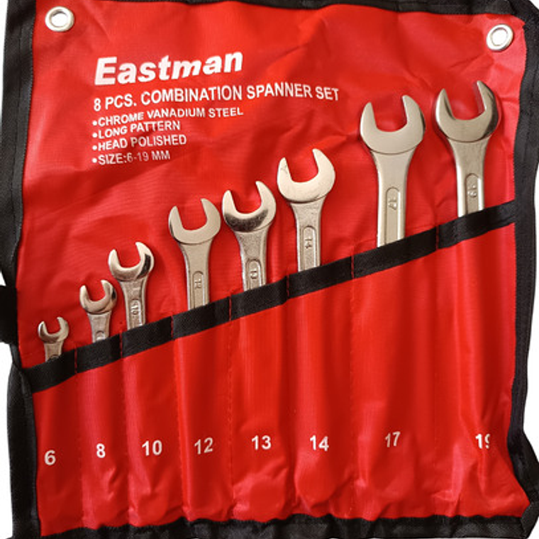 Juego De Llaves Punta-corona 6 - 19mm 8 Piezas (2021297) 1