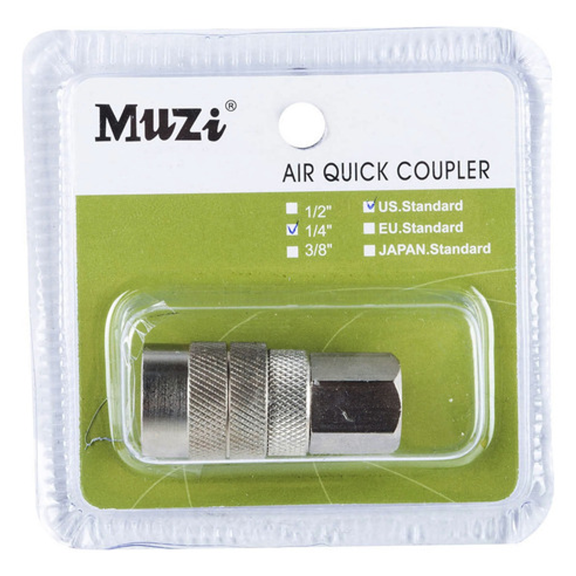 Acople Rápido Hembra O Macho Hilo 1/4'' (usf 20/usm 20) Muzi 3