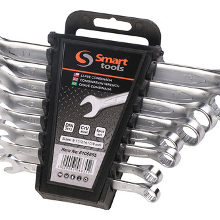 Juego De Llaves Punta Corona 8 - 19mm 8 Piezas - Smart Tools 1