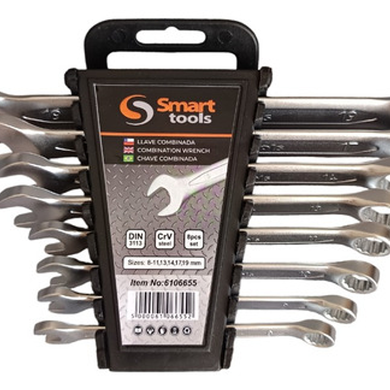 Juego De Llaves Punta Corona 8 - 19mm 8 Piezas - Smart Tools 2