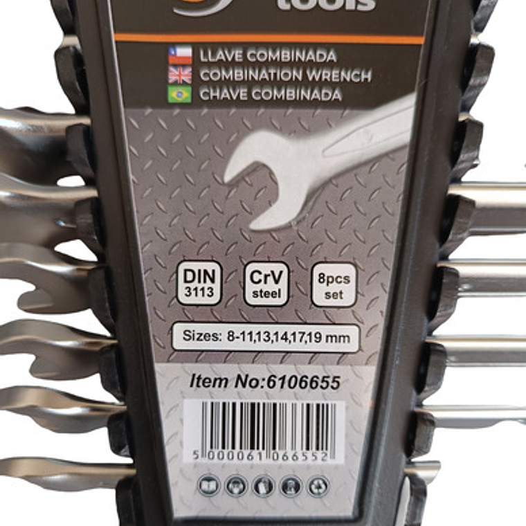 Juego De Llaves Punta Corona 8 - 19mm 8 Piezas - Smart Tools 4