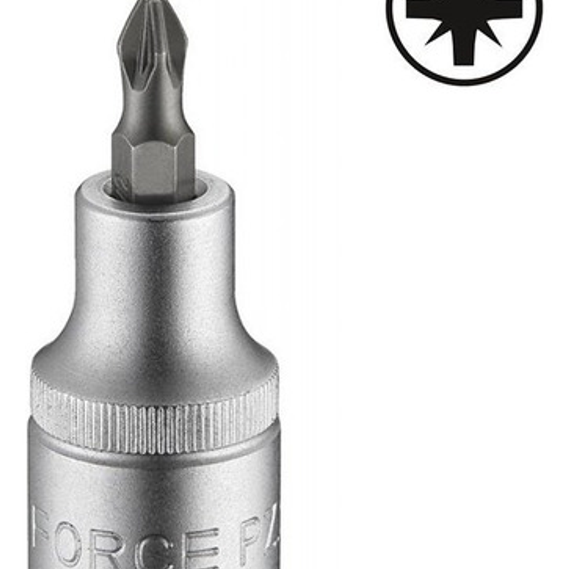 Dado 1/2'' Cruz Pozidriv Pz4 (342554) - Force 2