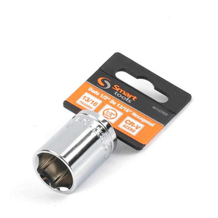 Dado Corto 1/2'' De 13/16'' Hexagonal - Smart Tools 1