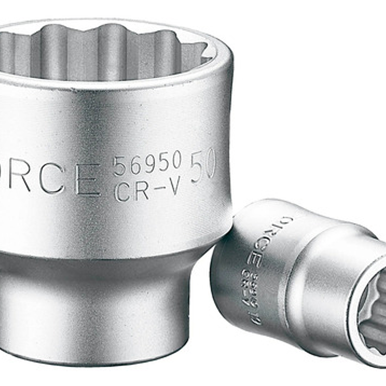 Dado Poligonal 1'' De 60mm  (58960) - Force 3